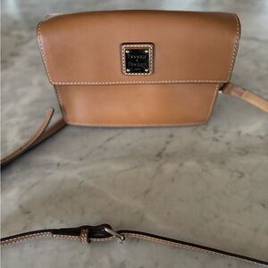 Dooney & Bourke Tan Leather Crossbody Bag